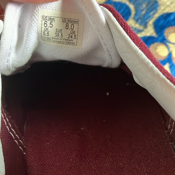 Vans Oxblood sneakers! Preloved ❤️ - Picture 13 of 14